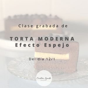 Clase grabada de Torta Moderna Efecto Espejo